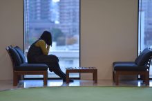 アカツキ オフィス ラウンジ雰囲気