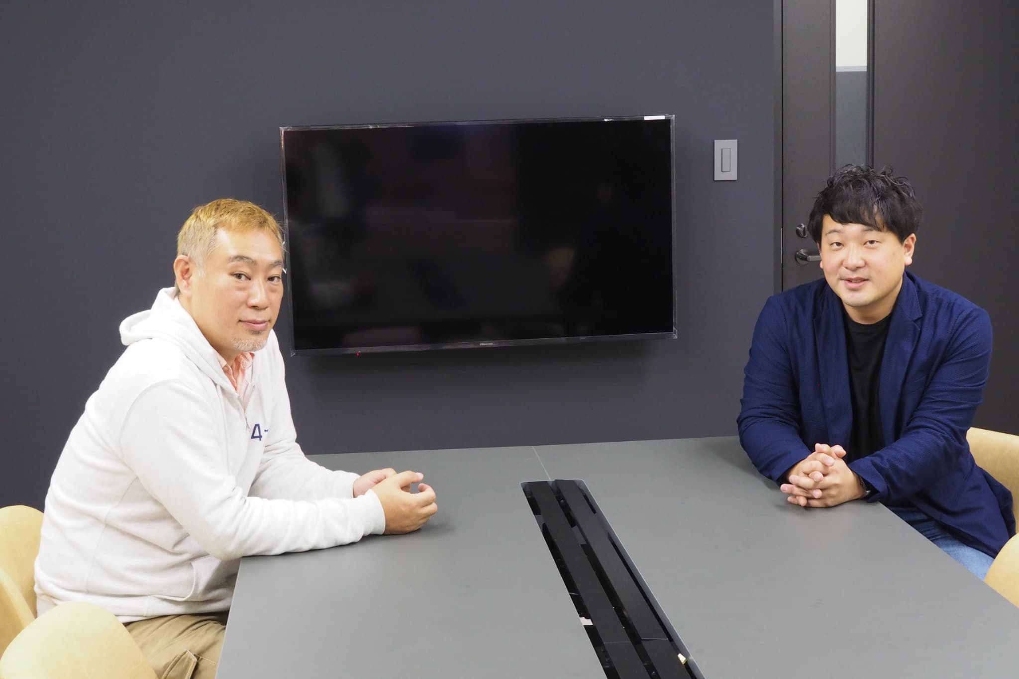 47代表の阿久根とBranding Engineer代表の高原さま