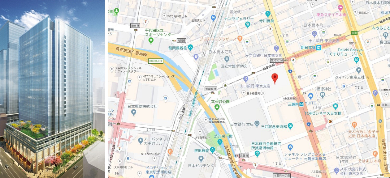 2019年竣工の大型オフィス