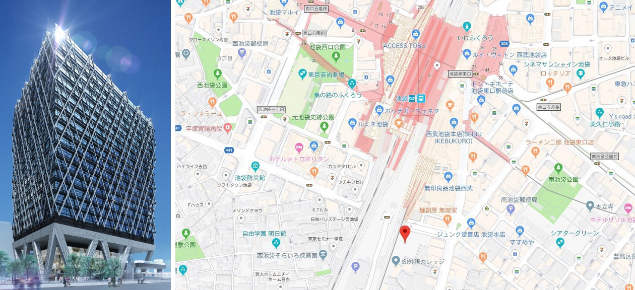2019年竣工の大型オフィス