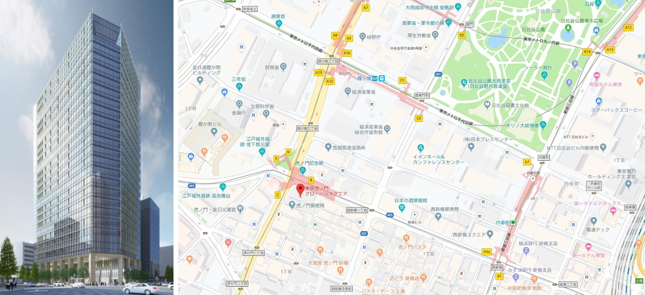2020年竣工の大型オフィス