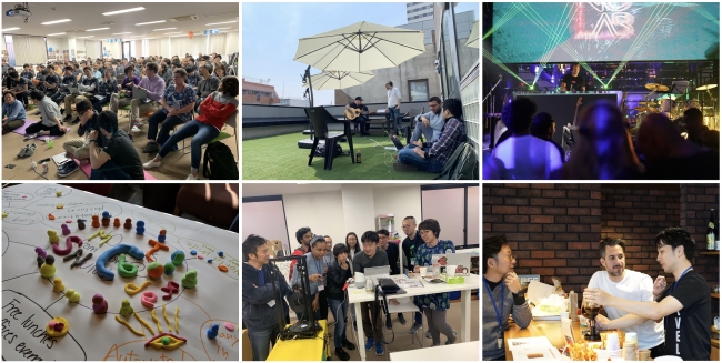 2019年3月に開催した社員総会イベント「General Meeting」。
世界中のメンバーが福岡本社に集まる機会を毎年作っている。