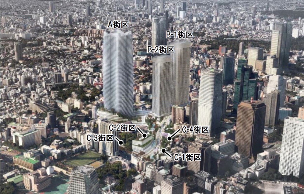 虎ノ門・麻布台再開発_パース図