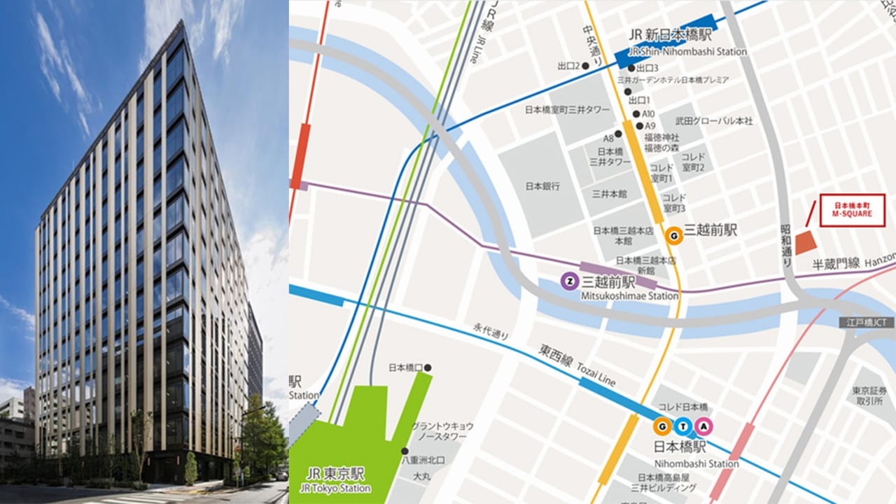 NEWS】三井不動産と鹿島建設、共同開発の「日本橋本町M-SQUARE」が満床